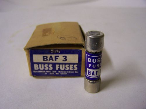 Baf 3 fuses bussmann buss fuses - qty. 6 for sale