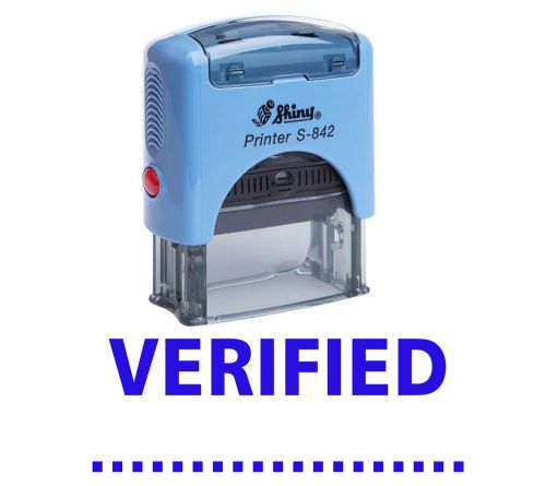 VERIFIED Shiny Office Stationary Custom Made Self Inking Rubber Stamp