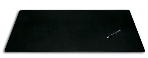 Dacasso 1000 Series Classic Leather 38 x 24 Desk Mat without Rails in Black