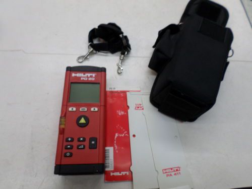 Hilti PD 20 Laser Range Meter Great Condition Tested NICE Ships Free