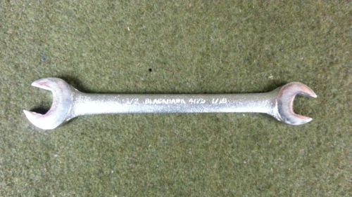 BLACKHAWK TOOLS Open End Dual Wrench 7/16&#034; INCH &amp; 1/2&#034; INCH MODEL 4725