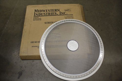 MIDWESTERN INDUSTRIES VIBRATORY SEPARATOR STELL MESH 24&#034; SCREEN CLOTH 64T NEW