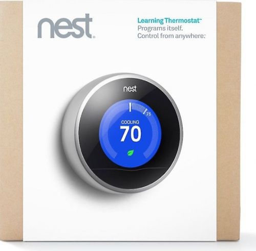 Nest Learning Thermostat 2nd Generation T200577 Brand New Factory Sealed