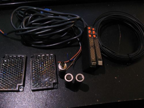 Omron GrabBag E3X-MDA11 Switch E39-R1 Reflectors, Connectors, Fiberoptics USED