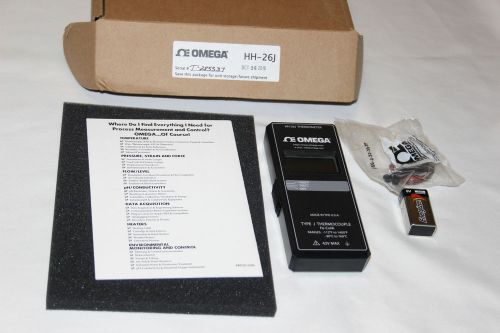 New-omega digital thermometer model hh-26j, -112f-1400f for sale