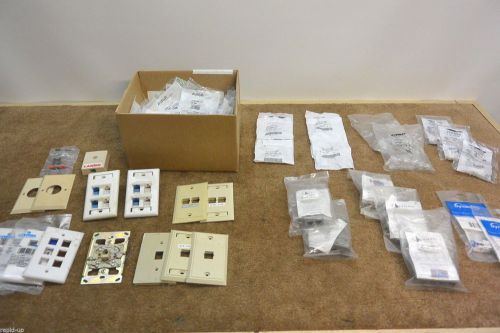 HUGE Lot of Data Connects Avaya P6201A-Z-125 Amp Siecor Siemon Dynacom Systimax