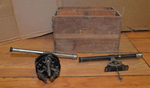 2 antique transits surveyors tools Starrett &amp; unmarked collectible industrial