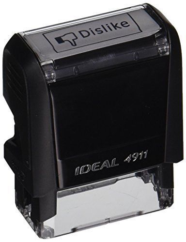 StampXpress Pair of LIKE/DISLIKE Facebook Ideal 50 Self-inking Rubber Stamps