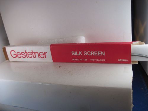 Gestetner Silk Screen No 466 Part  SD12