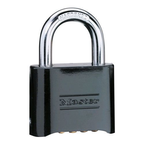 Master lock - lock 4-digit combo padlock 1&#034; shackl for sale
