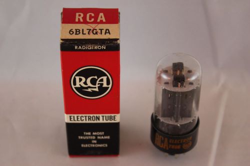 1 nib &amp; balanced rca 6bl7gta hifi audio tube black plates side &#034;d&#034; tests good for sale