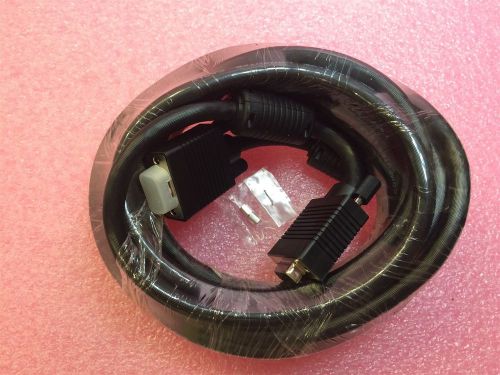 SVGAF-15MF 15&#039; SVGA Super Shield HDB15 W/ Dual Ferrite MALE / FEMALE CABLE