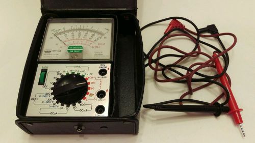 Universal enterprises m110 analog multimeter with case for sale