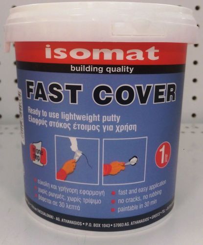 Isomat Fast Cover (1L) - Rapid Setting, Ready to Use, Repairing Putty