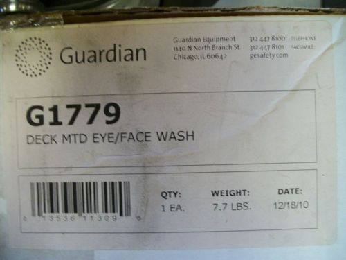 Guardian  g 1779  deck mount  eye/face wash - nib for sale