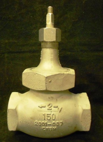 Ladish valve 2&#034;, 150, 2001-007, cf8m, no handle, 316 ss, 2005 001 t-1 cf16f for sale