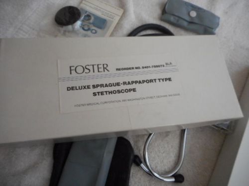 Foster deluxe sprague rappaport type stethoscope for sale