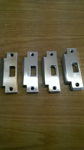 ANSI commercial door strike plate 26d satin chrome ( lot of 20 )locksmith