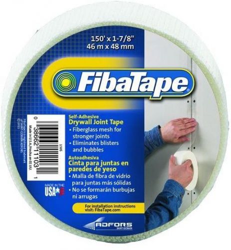 FibaTape 150 Ft. White Self-Adhesive Fiberglass Mesh Drywall Joint Tape NEW
