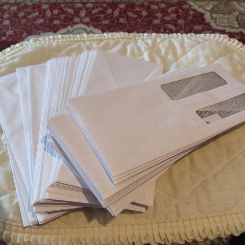 65 Double Window Security Envelopes Self Adhesive For Invoices