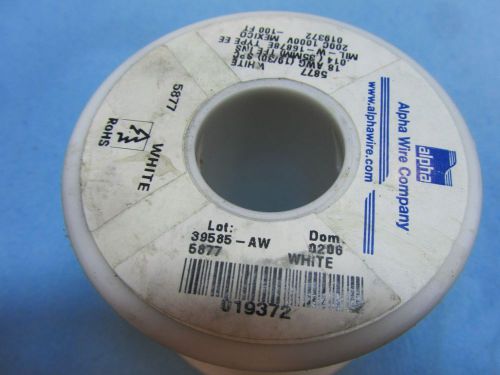 (NEW) Alpha 5877 18 AWG Silver Plated Hookup Wire 100&#039; MIL-W-16878E Type EE