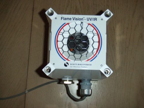 Flame vision uv ir flame detector scott bacharach fv-20 111111 + swivel mount ep for sale