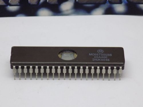 1x Motorola MC68705U3S 8-BIT, Otprom, 2.1 MHz, Microcontroller, CDIP40