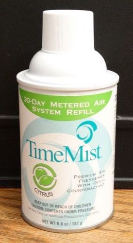 New 6.6oz citrus timemist premium air freshener odor counteractant by waterbury for sale