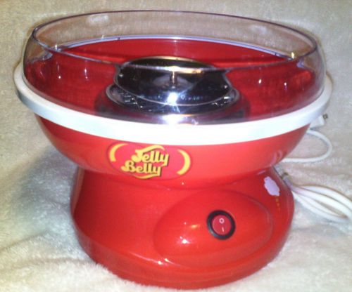 JELLY BELLY COTTON CANDY MAKER GENTLY USED RED CARNIVAL PARTY FAVOR KIDS CHILD