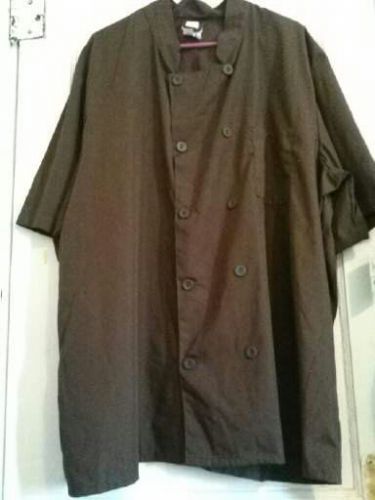 Men&#039;s chef shirt brown size 3X short sleeve