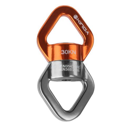 30kn rope swivel connector full bearings rock tree climbing caving safety rescue for sale