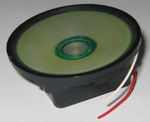 Round Ferrite Speaker - 2.0&#034; Diameter - 3/4&#034; Thick - 40 Ohm - 1.5&#034; Long Wires