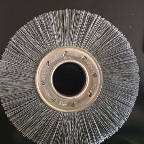 Qty 6 osborn wide face abrasive nylon wheel brush, silicon carbide 8&#034; 320 grit for sale
