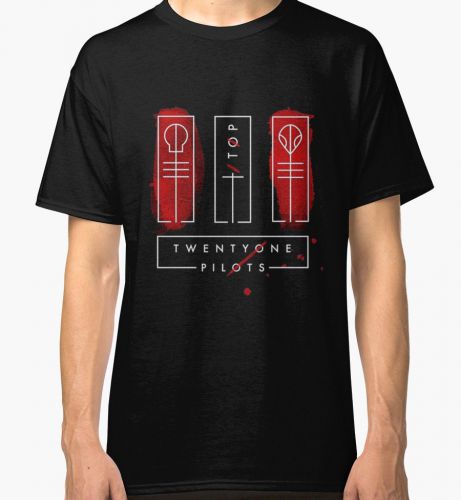 New Twenty One Pilots Logo Men&#039;s Black Tees TShirt Clothing S-2XL