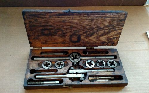Vintage unbranded tap and die set  machinist tools metal working for sale
