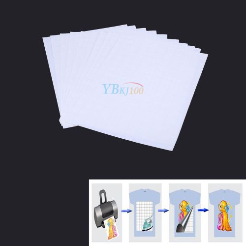 T-shirt a4 iron-on inkjet heat transfer paper x10 sheets for fabrics cloth for sale