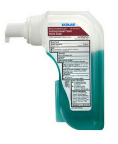 New Ecolab # 6039450 Bacti-Foam Plus 750mL Dispenser Refill Bottles, Case of 6