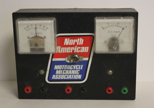 Vintage North American Motorcycle Mechanic Association Electric Tester Collector
