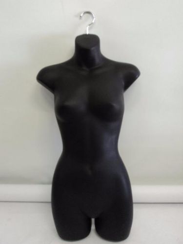 Lot of 9  LADIES Hanging Torso Shapely Woman&#039;s Form - Black LHR15/B  Mannequin
