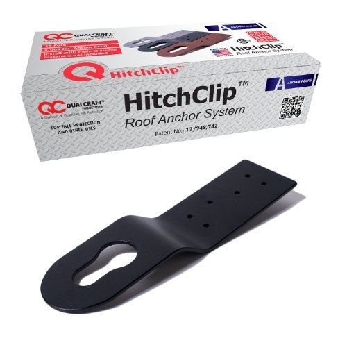Guardian Fall Protection 10566 HitchClip, Black, 25-Pack
