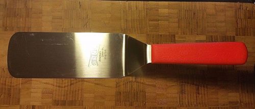 8&#034; x 3&#034; Turner. SaniSafe by Dexter Russell Model #S 286-8  NSF Rated. Red Handle