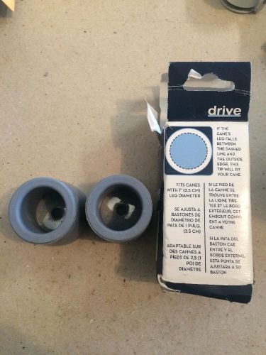 Drive Medical Replacement Utility Tips for Canes  Walkers and Commodes  Grey