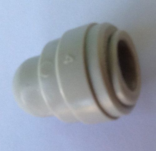 Pom fitting tube stop end cap plug 3/8&#034; od acetal water air gas liquids fuel -f1 for sale