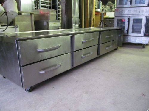 RANDELL REFRIGERATED CHEF BASE, EQUIPMENT STAND, 114 INCH,  WORKS GREAT !!