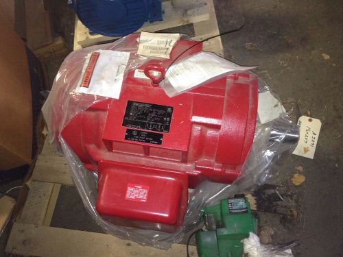 Fire pump motor marathon fn324ttdp14046aal -40hp-3-60-460-1800 rpm odp for sale