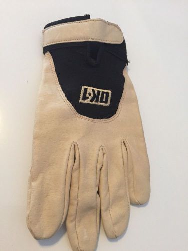Ok-1 model ok-fav full finger left hand impact glove, tan, large new for sale