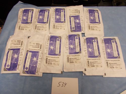 Alcon Constellation Infusion Tubing Sets W/ AIV ( Lot of 11) # 8065750914