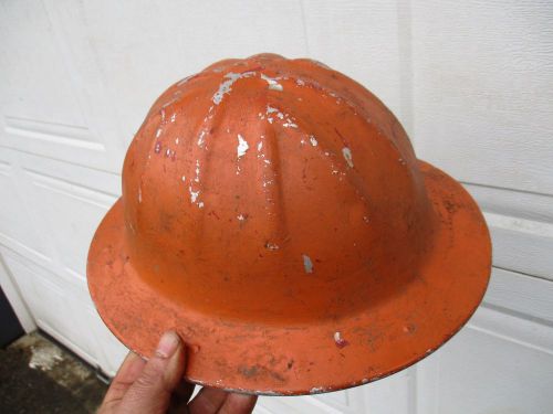 B f mcdonald co los angeles vtg 6 pt aluminum safety construction hard hat for sale