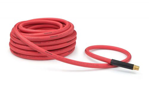 TEKTON 46367 1/2-Inch I.D. by 50-Foot 250 PSI Rubber Air Hose with 1/2-Inch MPT