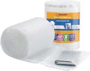 Bubble Pouches 7.5x7.5 Inch,2 Rolls 50 Packs Total Bubble Cushioning Wrap Pouch
